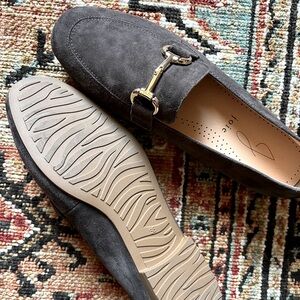 Chocolate Brown Suede Joie Loafers